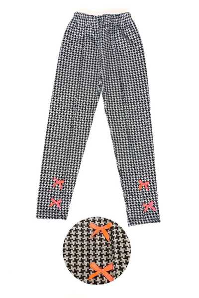 Elvinsa Ανοιχτό Γκρι Kazayak Με σχέδιο Χειμερινό Κοριτσίστικο Κολάν με Λεπτομ...