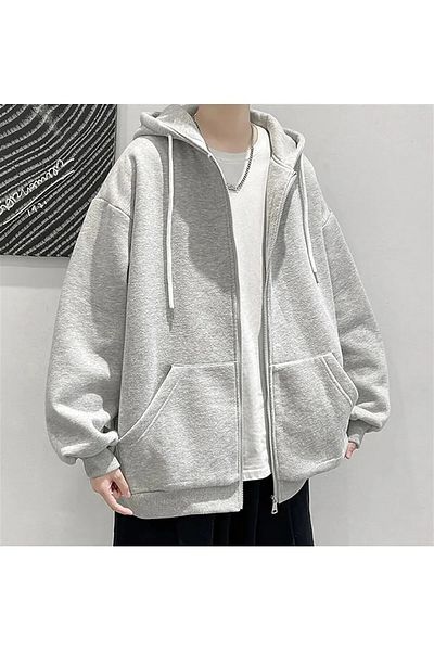 Gofeel Y2k Plain Basic Unisex Oversize (2 ΝΙΦΤΙΑ) Εποχιακή Τεχνολογική Ζακέτα