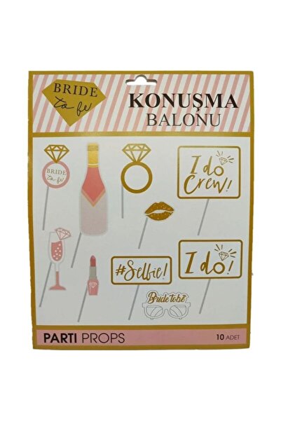 Vipfoni Bride to be Bachelorette Party Speech Bubble Set English