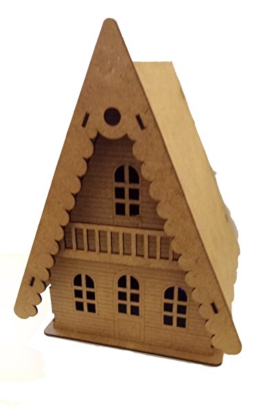 TLR hobi Kır evi ahşap maket Büyük Boy 310*204*190 mm