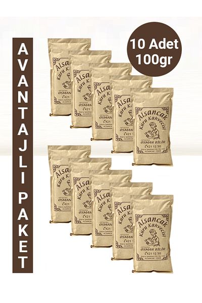 Alsancak Kuru Kahvecisi 1967'den Beri 100gr X 10 Pieces Medium Roast Turkish Coffee