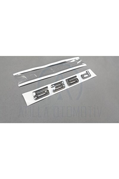 EDEXPORT Bmw 5 Serisi E60 F10 F11 535d Uyumlu Bagaj Yazısı Krom