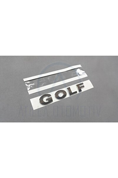 Genel Markalar Volkswagen Golf 6 - 7 2008-2020 Uyumlu Bagaj Yazısı Krom