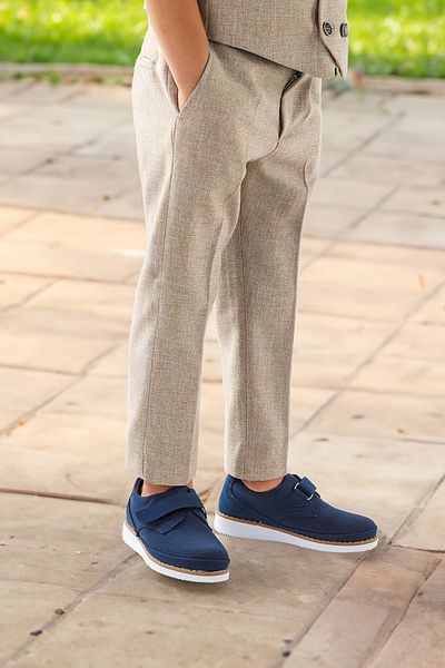 KARAMAZI Pantofi de circumcizie pentru băieți - Karamazı Kids 100 Nubuck