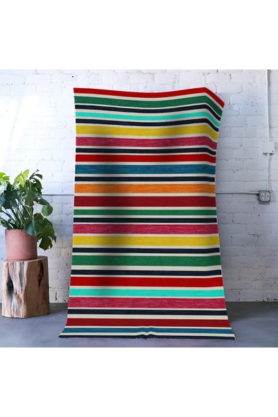 Rugs Modern Halı سجادة ميرا مزخرفة حديثة منقوشة بخطوط متعددة الألوان Mira 1565