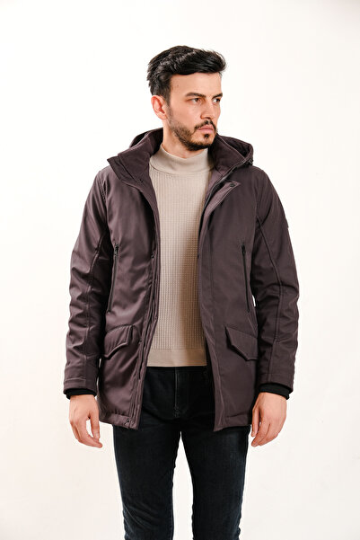 Witwork Erkek Gri Su Geçirmez Parka