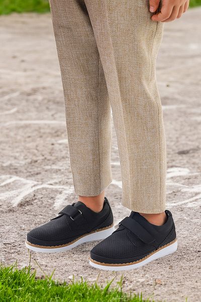 KARAMAZI Pantofi de circumcizie pentru băieți - Karamazı Kids 100 Nubuck