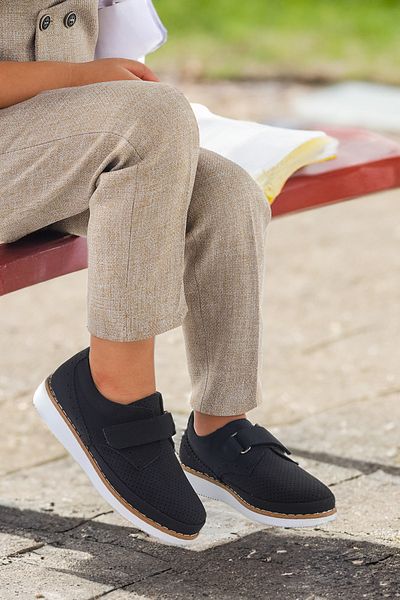 KARAMAZI Pantofi de circumcizie pentru băieți - Karamazı Kids 100 Nubuck