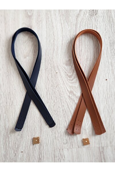 NAZENİN HOBİ AKSESUAR شماعة جلدية مخيطة (70 سم) و2 مغناطيس مخيط (مجموعة مكونة...