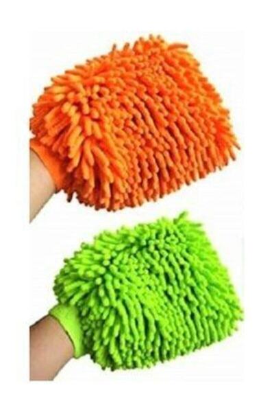 Falken 1 Adet Mop Eldiven Bez Araç Yıkama Cilalama Köpükleme Kurulama Eldiveni