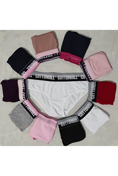 somon Pamuklu Kadın Bikini Külot 6'LI