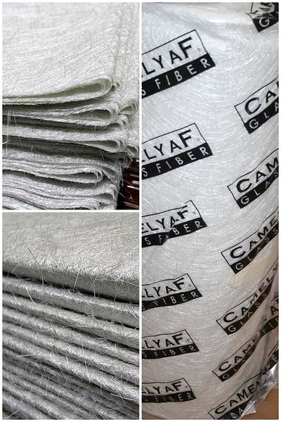 Camelyaf Fiber Fiber Composite 450 Gr/m2 Glass Fiber Felt (100 CM * 100 CM) 1 M2 E Matte Felt