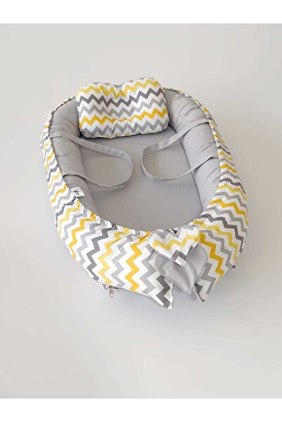 Yarence Babynest Ortobedik Anne Yanı Bebek Uyku Yatağı Ve Ergonomik Yastık