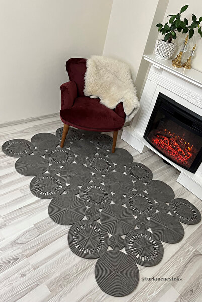 Türkmen Ev Tekstil Jüt ,Hasır ,Desenli Halı ,Salon, Mutfak ,Yatak Odası , Hal...
