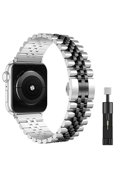 PSGT Watch uyumlu 38-40-41mm Uyumlu Rolex Metal Kordon