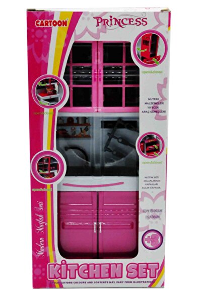 CARTOON 1 Lİ MUTFAK SETİ KIZ OYUNCAK KİTCHEN SET TEKLİ MUTFAK SETİ LAVABO MUTFAK TEZGAHI ÜNİTESİ