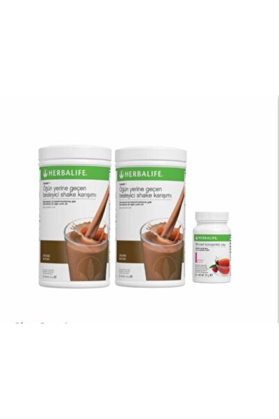 Herbalife 2 Adet Çikolata Aromalı Shake+50gr Ahududu Aromalı Çay