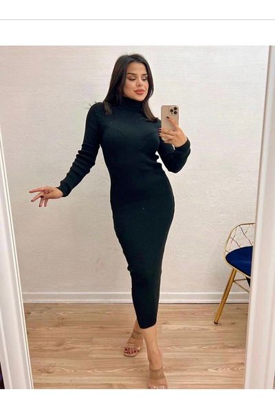 plentifulness Rochie tricotată pentru femei (dimensiune standard)