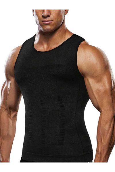 Mood Agenda Ανδρικό Body Shaper Chest and Belly Enhancer Firming Breathable Athlete Corset 3 τεμάχια