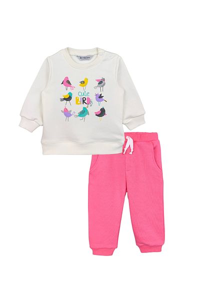 Luggi Baby Bird Patterned Tracksuit Suit
