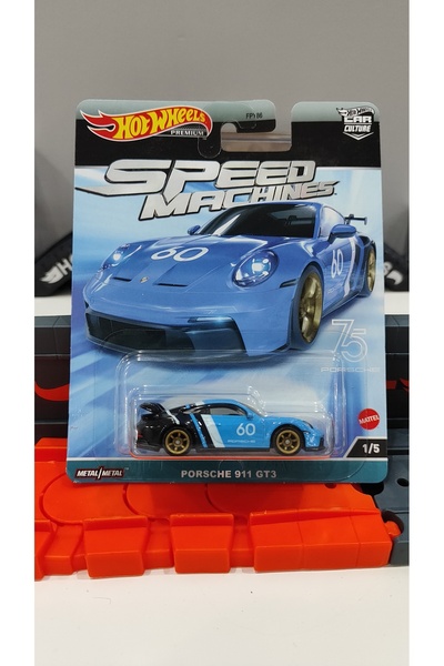 HOT WHEELS PREMIUM PORSCHE 911 GT3 1:64 Ölçek Mini Metal Araba