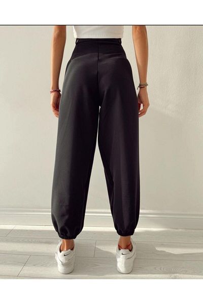 Afiş Butik Black Jogger Shalwar Trousers