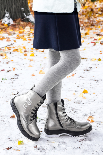 Kiko Kids Thermo Sole Girls Boots 610 Cracked