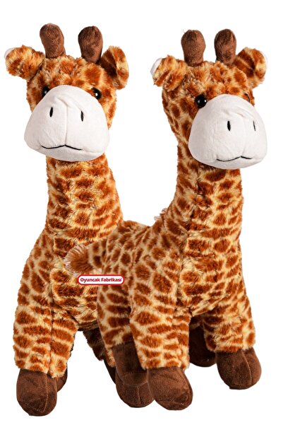 Oyuncakfabrikasi Ayakta Duran Oyuncak Peluş Zurafa 45 Cm