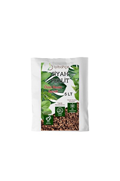 İYİBAHÇE Siyah Perlit 5 LT (Besin ve vitaminler ile zenginleştirilmiş)