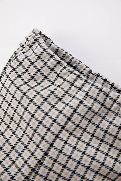 DeFacto Baby Girl Checkered Flare Trousers
