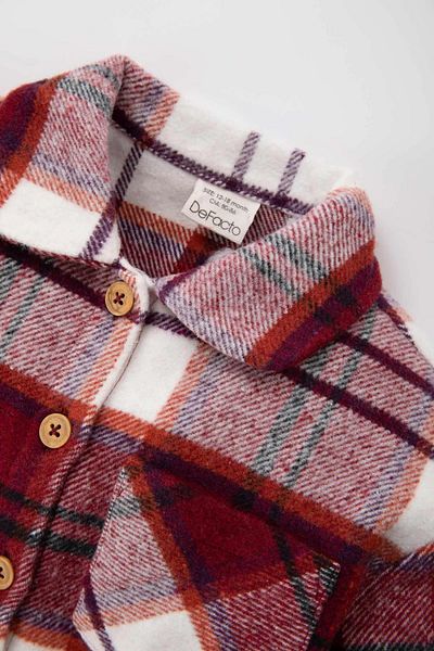 DeFacto Baby Girl Flannel Long Sleeve Shirt A8815a523wn
