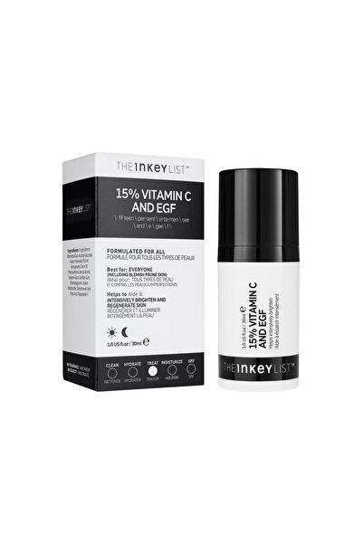 THE INKEY LIST سيروم فيتامين سي 15% وعامل نمو البشرة - 30 مل
