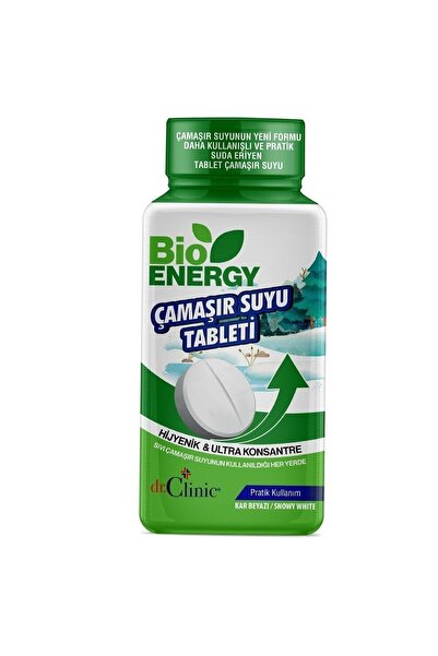 Dr. Clinic Bioenergy Tablet Çamaşır Suyu Kar Beyazı