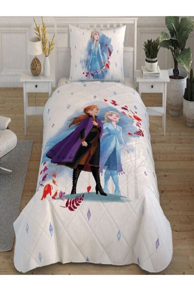 Taç Licensed I Frozen 2 Friendsship Quilt Sheet Pillow Set 155 Cm X 215 Cm
