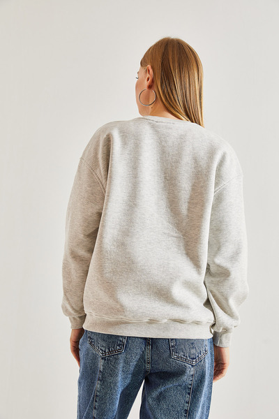 Bianco Lucci Dámská mikina s potiskem se třemi nitěmi