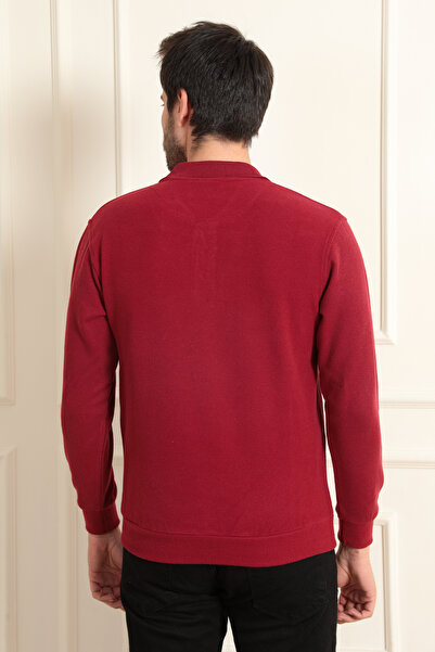 ModaPlaza Men's Polo Collar Sweat 108