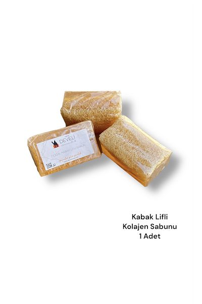 Develi 1973 100% Handmade Natural Soap with Pumpkin Fiber - Collagen Soap