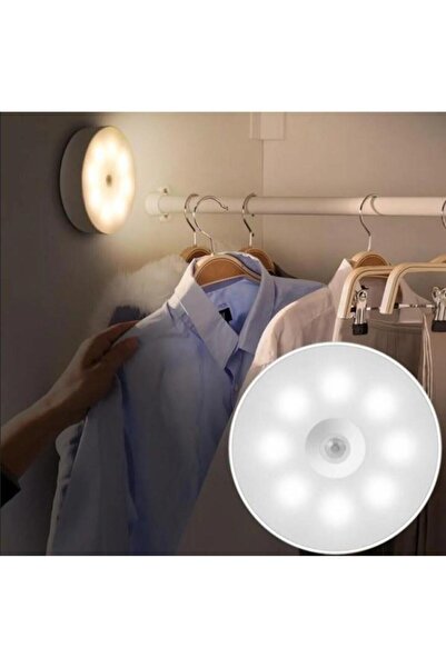 sgeteknoloji 2 Renk 5 Modlu Beyaz Ve Gün Işığı Hareket Sensörlü Type-c Girişli Led Lamba