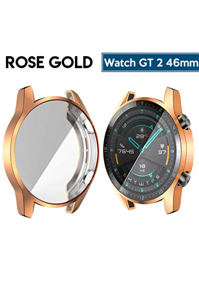 Ally Huawei Watch GT2 46mm 360 Koruma Ultra İnce Silikon Kılıf