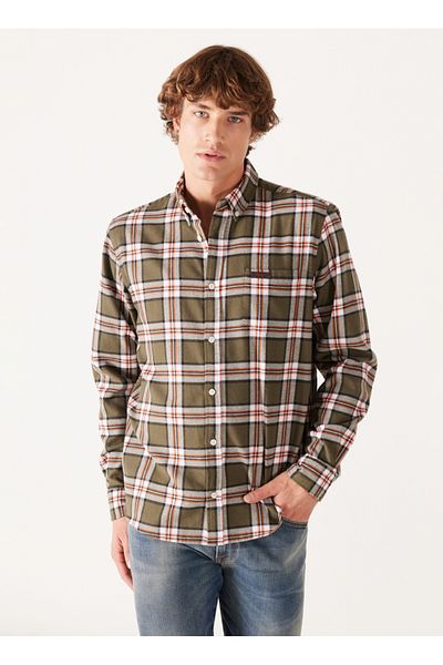 WRANGLER Regular Fit Multicolored Men's Shirt W232384900 Long Sleeve Shirt