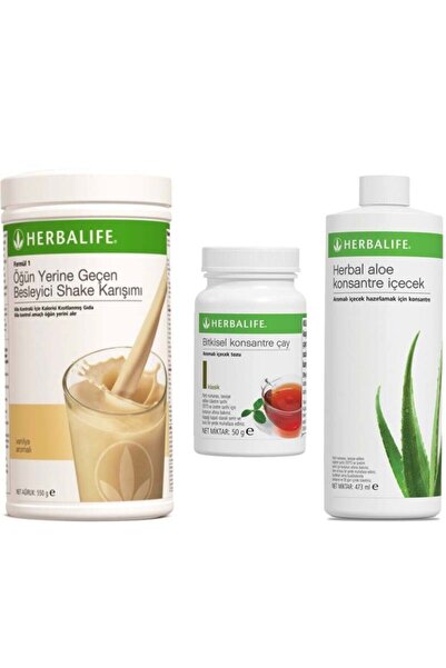 Herbalife Klasik Set Shake Vanilya Aloe Bitkisel Çay
