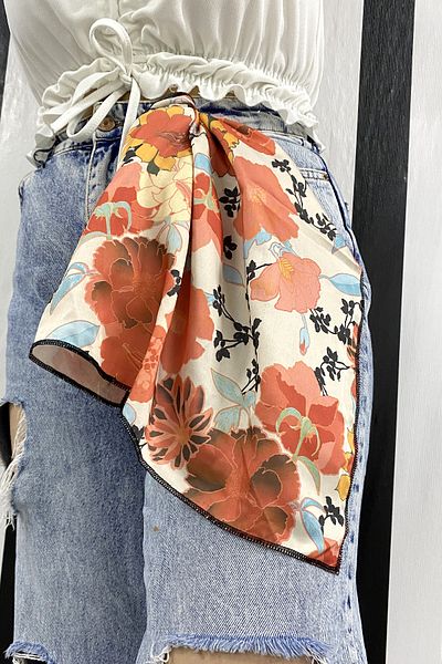BiWini Bandana Esarfa Floral 45x47cm