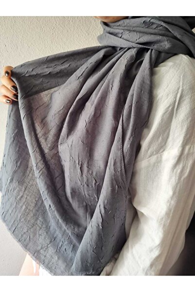 SYG X Bambu Kraş Şal (Gri)