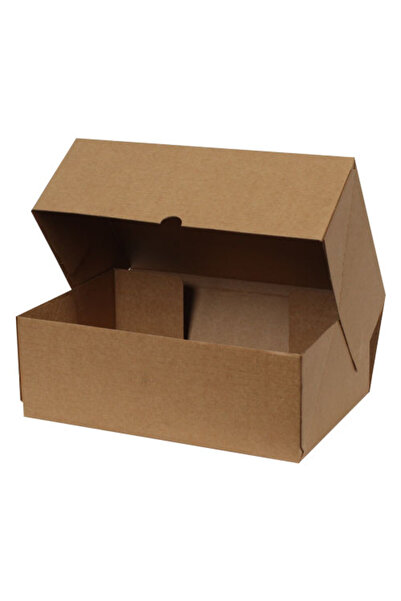 Kolici 32,5x21,5x11,5cm Kraft Kilitli Kutu - E-ticaret Kargo Kutusu - 10 Adet