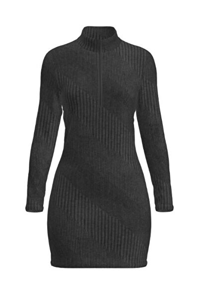 Noisy May Dress Dark Gray Melange Adult