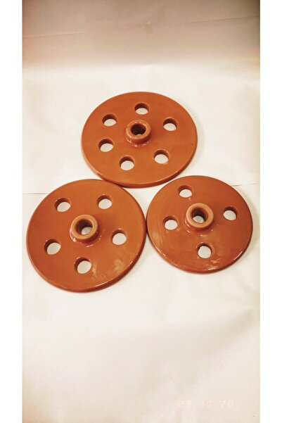 DALĞA Sarma Taşı 3 Lü Set Mutfak Seti (Sırlı Delikli Kapak Seti )/ Dolma Taşı