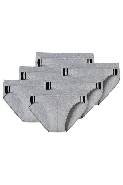 Schiesser Herren Slip 6er Pack - Rio Slip 95/5, Cotton Stretch, Seitenstreifen