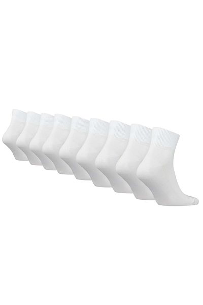 Levi's LEVI´S Unisex Quartersocken 9er Pack- Mid Cut Batwing Logo, ECOM, einfarbig