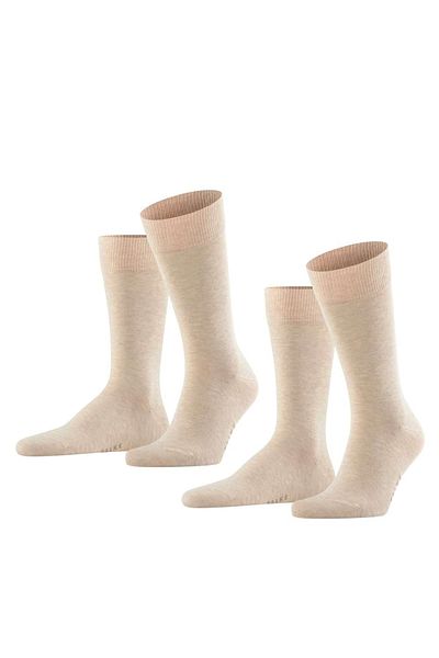 FALKE Herren Socken, 2er Pack - Happy, Kurzsocken, Baumwolle