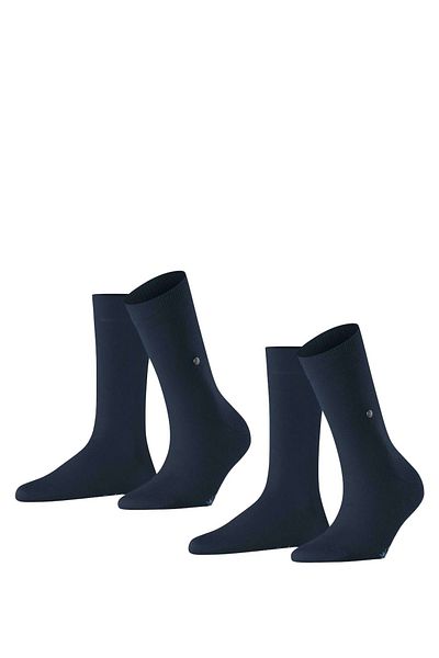 Burlington 2er-Pack Damen-Socken – lässiger Kurzstrumpf, Einheitsgröße, Unifarben